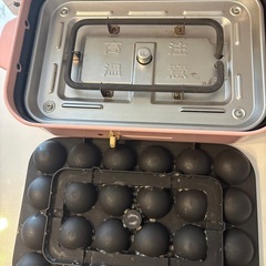 BRUNO コンパクト　ホットプレート　ピンクの画像
