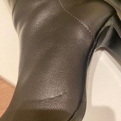CELINE 黒 ロングブーツ 36の画像