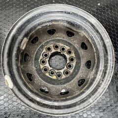 スチールホイール 鉄ホイール 12インチ 4本 4J4HPCD100/110/114.3+37 4穴マルチ ハブ径68mm 軽トラ 軽バン ハイゼット バモス等　(SHF015)の画像