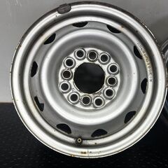 スチールホイール 鉄ホイール 12インチ 4本 4J4HPCD100/110/114.3+37 4穴マルチ ハブ径68mm 軽トラ 軽バン ハイゼット バモス等　(SHF015)の画像