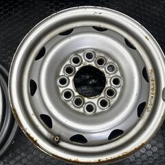 スチールホイール 鉄ホイール 12インチ 4本 4J4HPCD100/110/114.3+37 4穴マルチ ハブ径68mm 軽トラ 軽バン ハイゼット バモス等　(SHF015)の画像