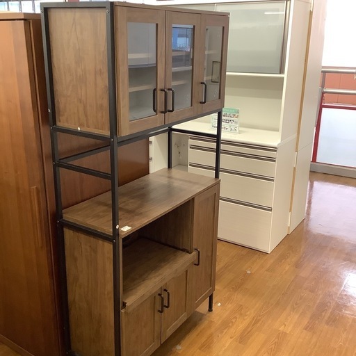 ホームテイスト 3枚扉レンジボード【トレファク 川越店】