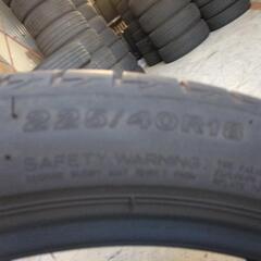 タイヤ代工賃全部込み! 225/40R18 ブリヂストン.TURANZA.T005 中古RFTタイヤ2本セット!の画像