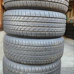 アルベル18インチ純正ホイールとタイヤの画像