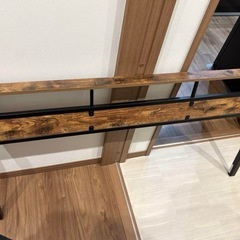 🉐ニトリ　[幅140.5cm] バジーナSTN) ダブル　パイプベッド　ベッド　ベッドフレームの画像