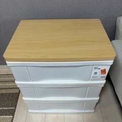 衣装ケース 木目の画像