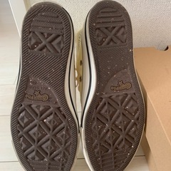 美品　コンバース CONVERSE ALL STAR PET CANVAS HI ハイカット スニーカー キャンバス 1SC489 レモンイエロー 23.5センチの画像