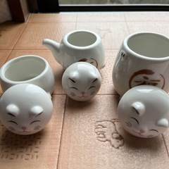 新品　和猫調味料入れ！！5セットの画像