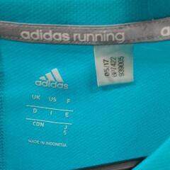 0810-019 adidas　スポーツTシャツ　着用感ありの画像