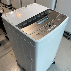 洗濯機　2022年製　4.5kg AQUA AQW-S4M 小倉北区の画像