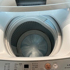 洗濯機　2022年製　4.5kg AQUA AQW-S4M 小倉北区の画像