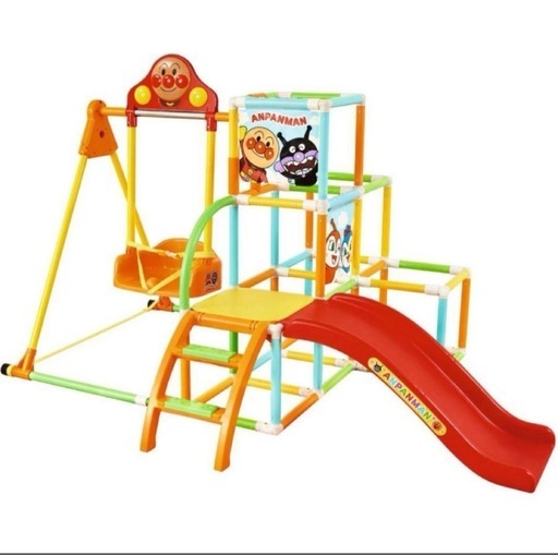 アンパンマン うちの子天才 カンタン折りたたみブランコパークDX ジャングルジム