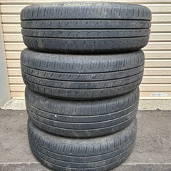 マツダAZワゴン純正アルミ　4.5J×14+50　PCD100-4穴　夏タイヤ　165/55R14 4本　ワゴンRの画像