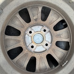 マツダAZワゴン純正アルミ　4.5J×14+50　PCD100-4穴　夏タイヤ　165/55R14 4本　ワゴンRの画像