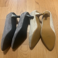 25.5から26センチ　パンプス2足　の画像