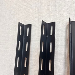 L字アングル　黒　900mm4本　600mm2本の画像
