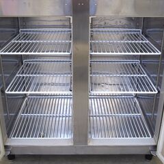 ≪zyt2384ジ≫ ホシザキ 業務用 4ドア冷凍冷蔵庫 HRF-90XFT3 三相200V 2010年製造 幅90cm/スリム 冷凍難あり？ 現状品 中古厨房機器/宮城県仙台市 70806-03の画像