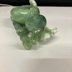 K2508-283 香炉 鯉 天然石 中古の画像