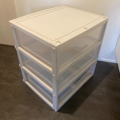 収納ケース　クリアーボックス　横長の画像