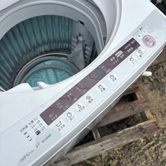 0488 SHARP シャープ 2015年製 全自動洗濯機 6.0kg ES-GE60P-P の画像
