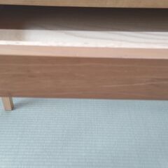 パソコンデスク 【引出し付き】100cm×50cmの画像
