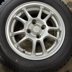 175/70R14 スタッドレス　ブリヂストン ICEPARTNER2 アルミ付　4本セットの画像