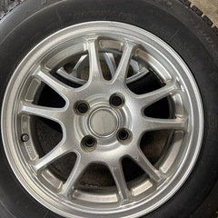 175/70R14 スタッドレス　ブリヂストン ICEPARTNER2 アルミ付　4本セットの画像