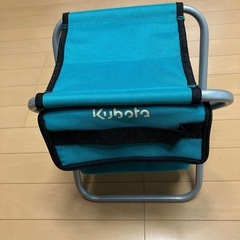 折りたたみ椅子（クーラーBOX付き）の画像