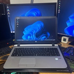 HP Probook Windows11 24H2 CPU i7-6500u メモリ16GB SSD256GB+HDD1TB Office2021 の画像