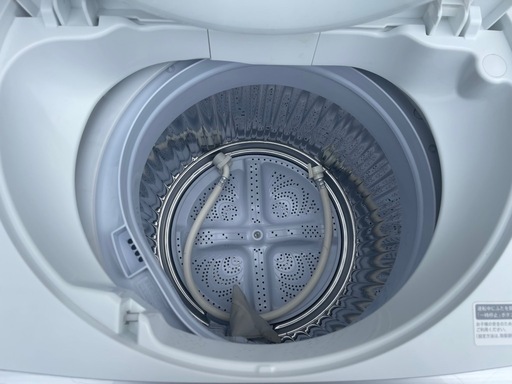 【リサイクルサービス八光】2019年製　シャープ SHARP 全自動洗濯機 6.0kg ホワイト系 ES-GE6C-W