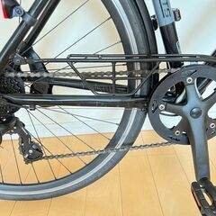AsahiクロスバイクROOTS SLZ700 外装7段変速　ブラック 引き取専用の画像