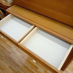 【リユースのサカイ八街店】★ジモティ割あり★ ライティングデスク　ナチュラル　クリーニング済　YJ7274の画像