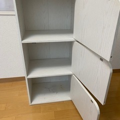 【２点セット】カラーボックス + パイプ椅子の画像