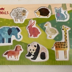 エドインター 木のパズル なかよしどうぶつ パズルの画像