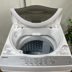 R488 ☀️ TOSHIBA 洗濯機（洗濯5.0㎏) 18年製 AW-5G6 ⭐ 動作確認済 ⭐ クリーニング済の画像