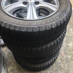 155/65r13 スタッドレス　アルミホイル　4本の画像