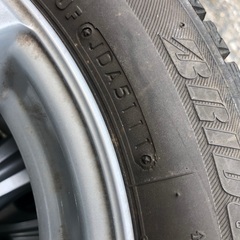 155/65r13 スタッドレス　アルミホイル　4本の画像