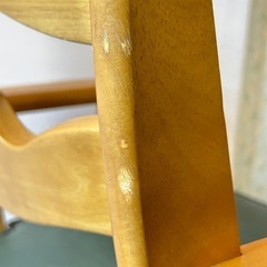 カリモク ダイニングチェア　RUSTIC　回転椅子　イス　木製　アームチェアの画像