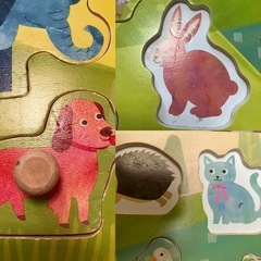 エドインター 木のパズル なかよしどうぶつ パズルの画像