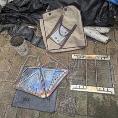 ノーブランド 焚火台 Lサイズ フルセット 中古品の画像