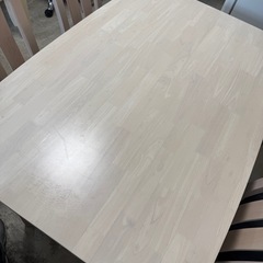 ダイニングテーブル　食卓テーブル　椅子✖︎4の画像