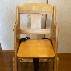 折りたたみ　ハイローチェア　澤田木工所の画像