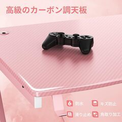【未使用品】 KKL ゲーミングデスク カーボン調天板 12980円の品の画像