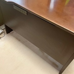 【キズあり】木製ワークデスクの画像