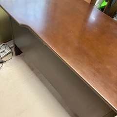 【キズあり】木製ワークデスクの画像