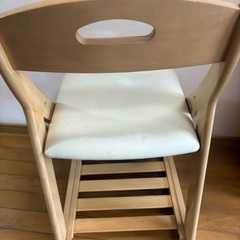 無料！子供用ハイチェア（椅子汚れ、使用感あり）の画像