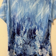花柄Tシャツ　Lの画像