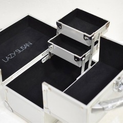 LAZY SUSAN レイジースーザン アルミ製 化粧品コスメケースの画像