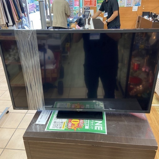 SHARP 32型液晶テレビ:2021年製【リサイクルフカツ岡崎倉庫店】250810SM-1