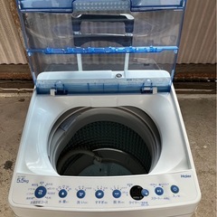 Haier 洗濯機　JW-C55FK   5.5kg   19年製の画像